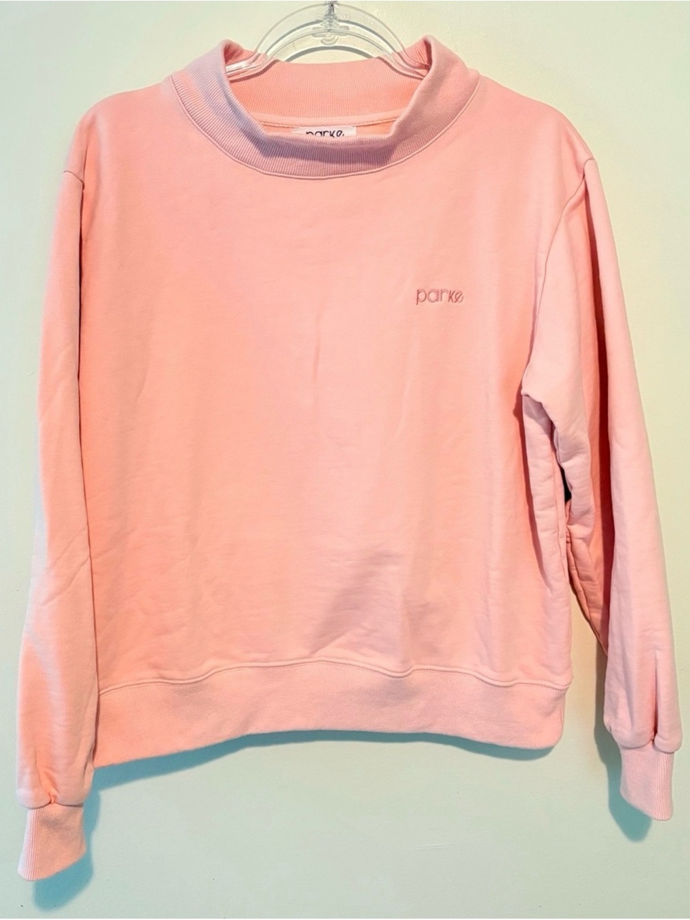 PARKE pink mockneck